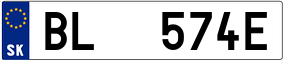 Truck License Plate